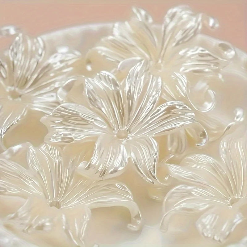Iris Flower Plastic Beads – DIY Jewelry Making Supplies DIY Jewelry Beads Babs