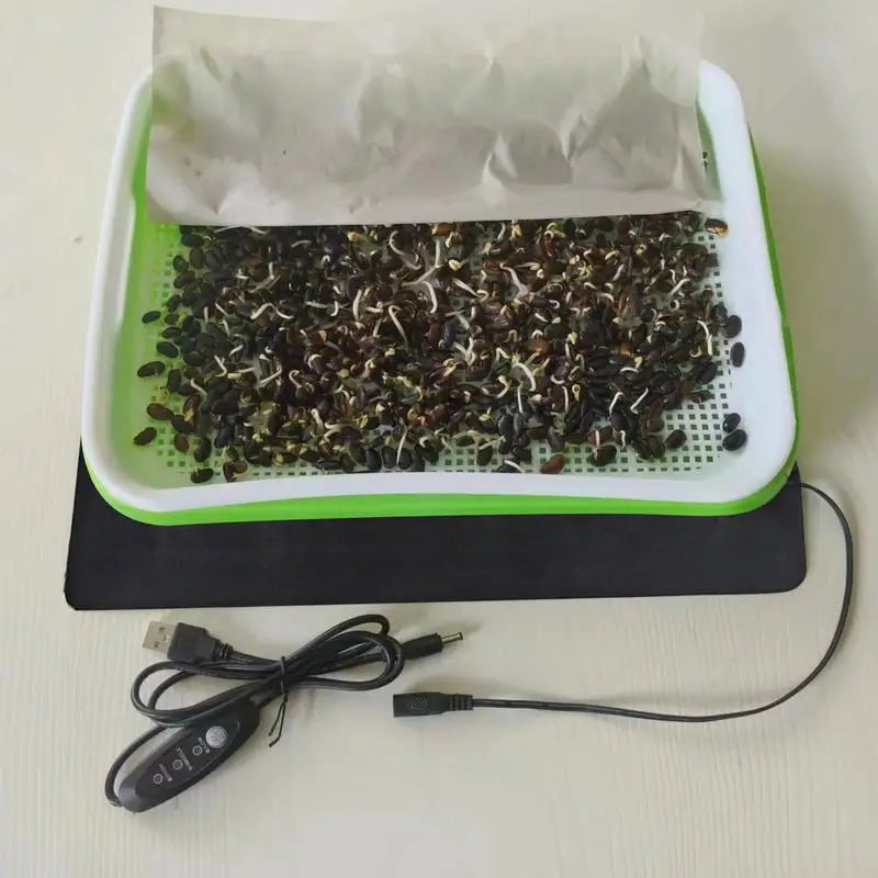 USB Plant Heating Mat – PVC Leather Warming Pad for Plants Plant Heating Mat Babs
