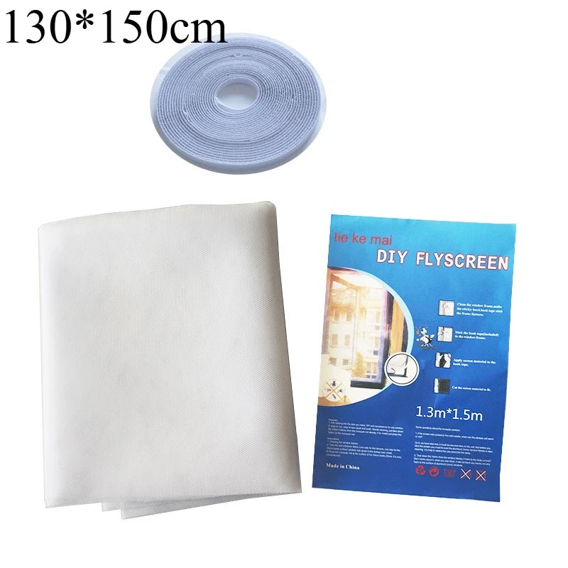 Self-Adhesive Window Mosquito Net – DIY Cut-to-Size Screen Window Insect Screen Babs blanco