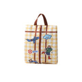 Cute Cartoon Print Travel Storage Bag | Zipper Organizer Travel Storage Bag Babs Yellow-Handbag