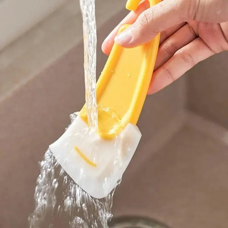 Silicone Kitchen Scraper Spatula – Pan & Dish Cleaning Tool Kitchen Scraper Spatula Babs