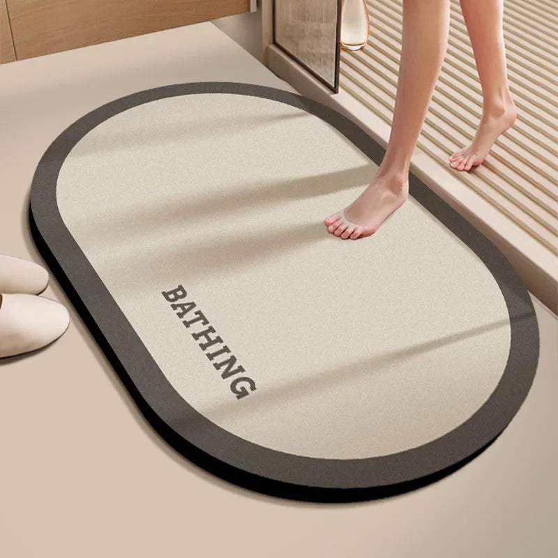 Diatomaceous Earth Bath Mat – Quick-Dry Non-Slip Bathroom Rug Bath Mat Babs