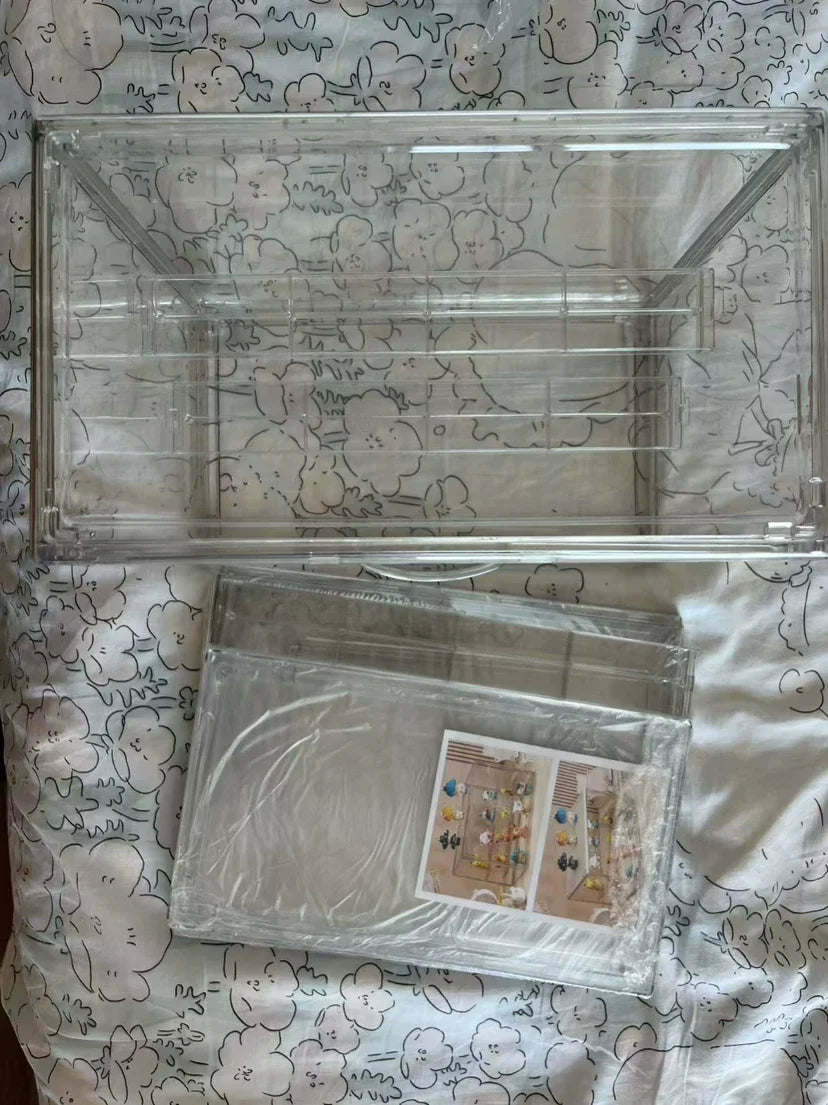 Acrylic Display Shelf for Collectible Figures & Blind Box Toys Acrylic Display Shelf Babs