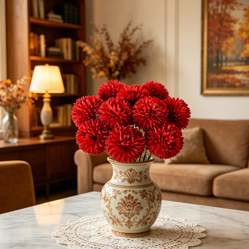 Silk Artificial Dandelion Hydrangea Flowers 10/20 Pcs – Décor Artificial Silk Flowers Babs