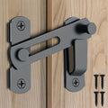 Stainless Steel Barn Lock 180° Flip Latch + 2 Keys – Easy Install Door Lock Latch Babs Default Title