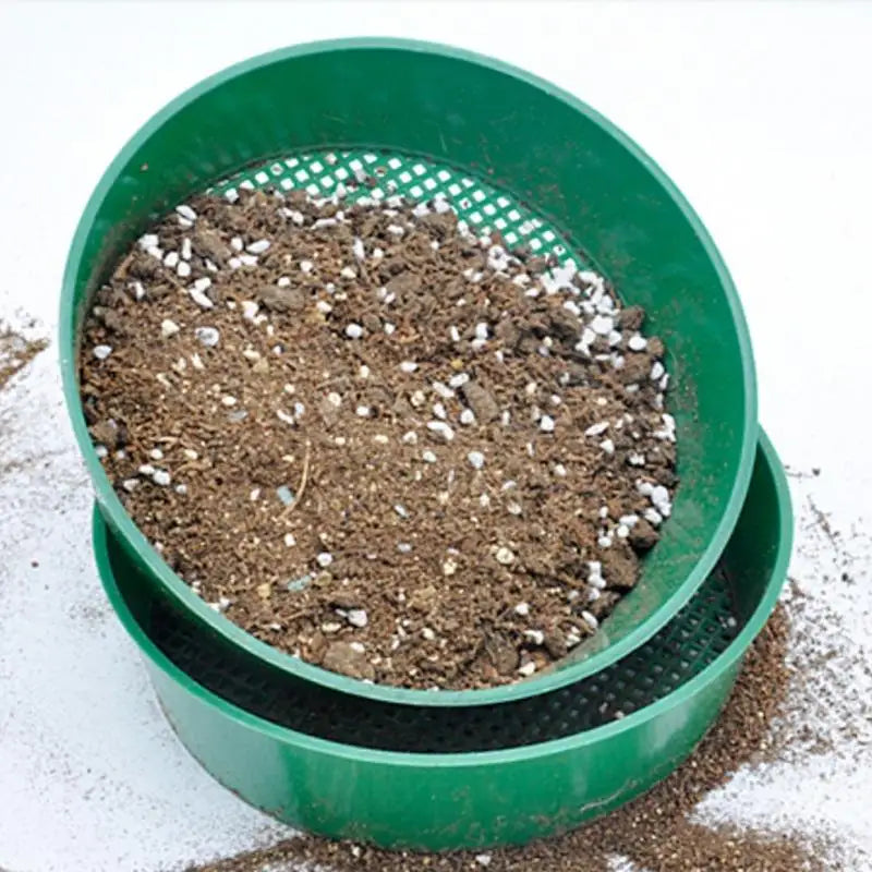 Plastic Square Hole Soil Sieve Garden Mesh Sifter Tool Garden Soil Sieve Babs