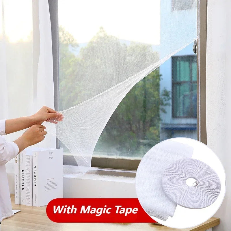 Self-Adhesive Window Mosquito Net – DIY Cut-to-Size Screen Window Insect Screen Babs