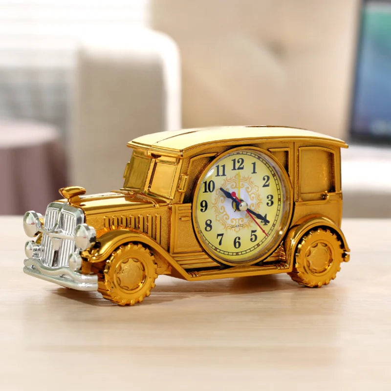 Retro Car Alarm Clock Antique Engine Desk Decor – Gift Idea Decorative Alarm Clock Babs 4