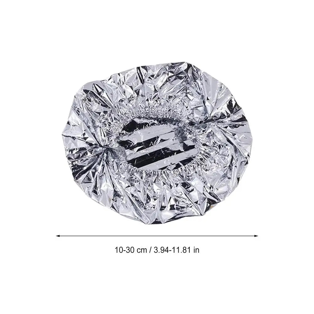 10pcs Reusable Aluminum Foil Bowl Covers – Oven & Microwave Safe Reusable Bowl Covers Babs 10pcs