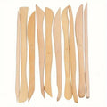 10-Piece Wooden Pottery Carving Tools – Clay Sculpture Knives Pottery Carving Tools Babs 1set