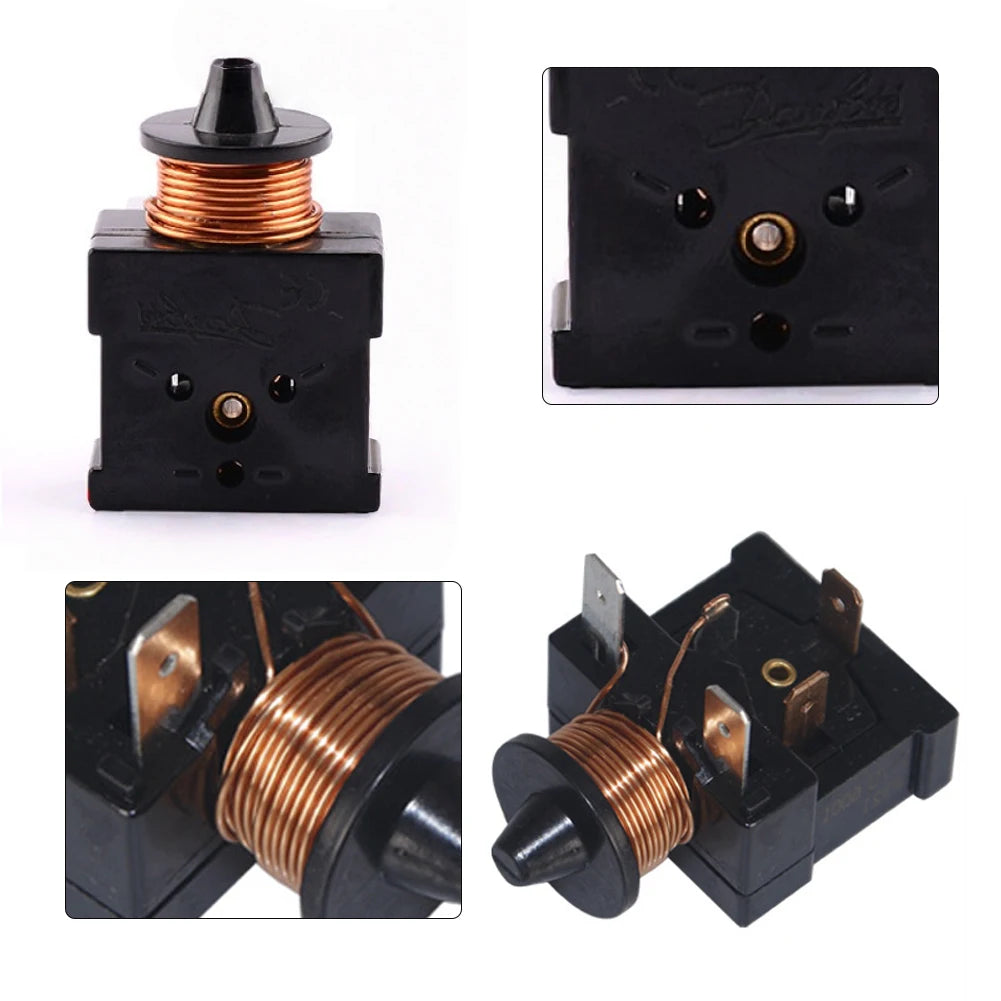 Refrigerator Compressor Start Relay 4PIN 375W 110V/220V Appliance Relay Part Babs