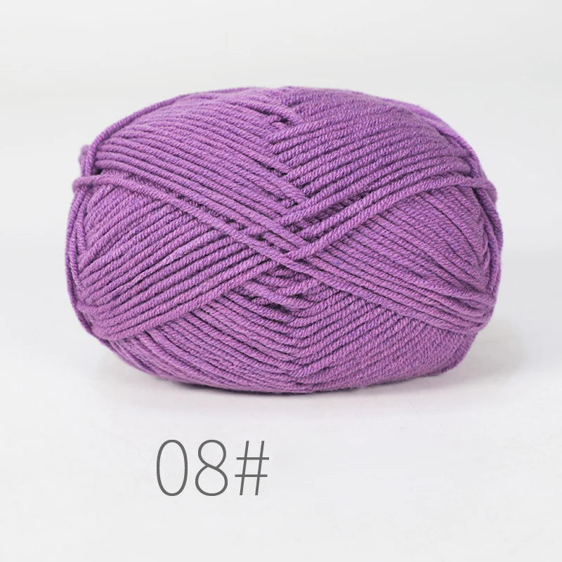 10 Balls 500g Soft Milk Cotton Yarn for Knitting & Crochet