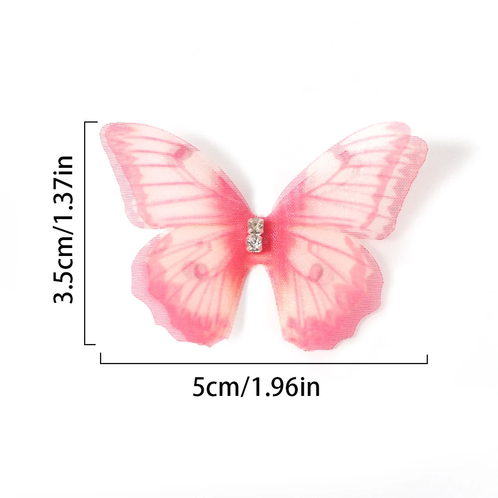 Artificial Butterfly Decorations 30/50 Pcs – DIY Wedding & Craft Artificial Craft Butterflies Babs
