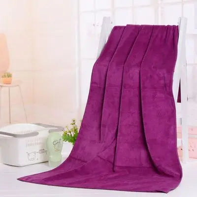 Oversized Microfiber Bath Towel 150x200cm | Quick-Dry Microfiber Bath Towel Babs wine red 150x200cm