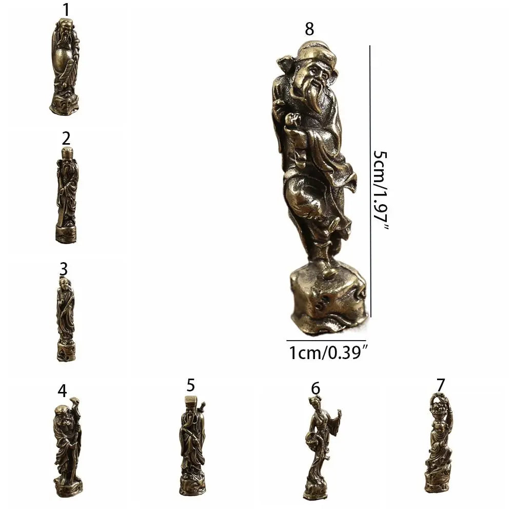 Handmade Copper Buddha Sculpture Pendant & Miniature Décor Buddha Figurine Babs
