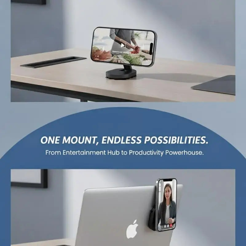 3-in-1 Magnetic Phone Holder – Suction Cup, Mount & Stand Phone Stand Holder Babs