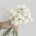 Artificial Silk Chrysanthemum Flowers – Wedding & Home Decor Artificial Silk Flowers Babs WHITE 1 pc