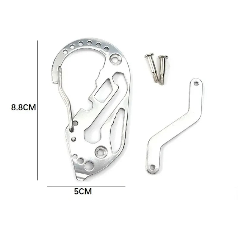 EDC Carabiner Multi-Tool Key Holder – Stainless Steel EDC Multi-Tool Babs