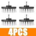 4-Inch Soft Drill Brush Attachment – Carpet, Tile & Car Drill Brush Attachment Babs 4PCS