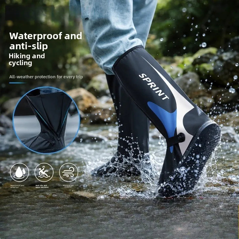 PVC Waterproof Cycling Overshoes Anti-Slip Rain Boot Covers Waterproof Overshoes Babs