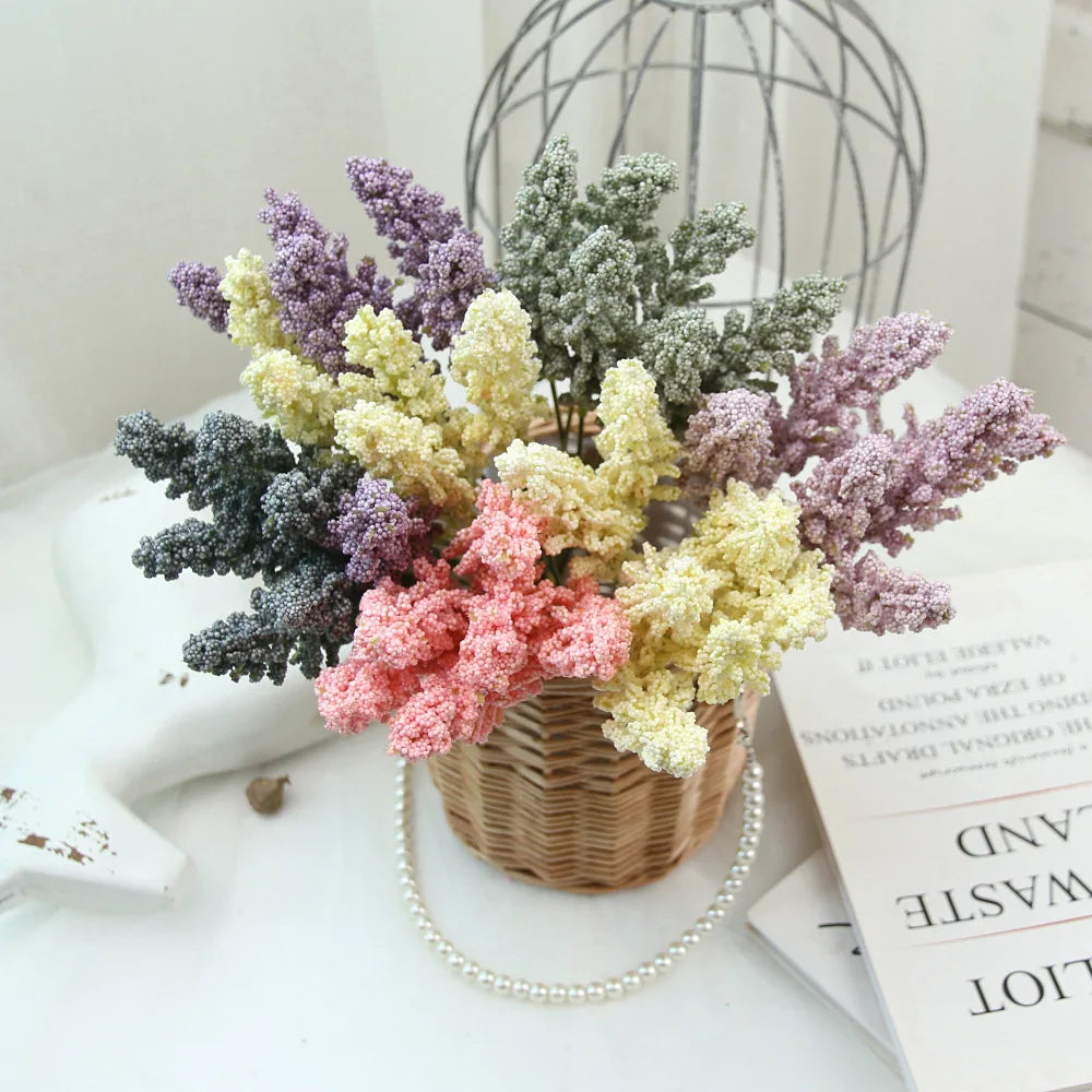 Artificial Foam Lavender Bouquet – Wedding & Home Decor Gift Artificial Flower Bouquet Babs