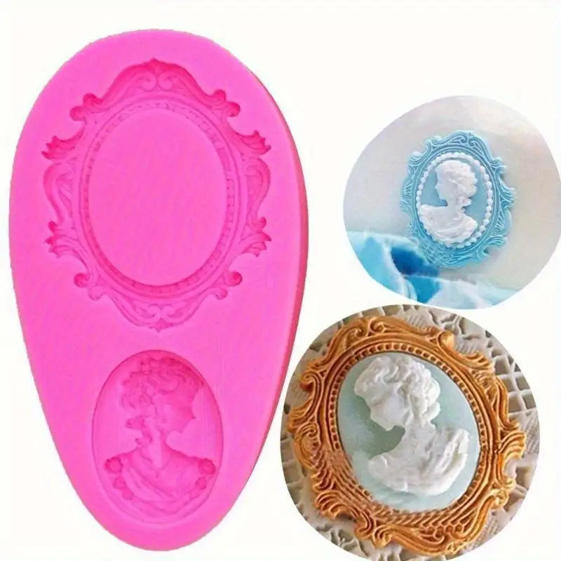3D Mirror Design Silicone Soap Mold | DIY Craft Mold Silicone Craft Mold Babs