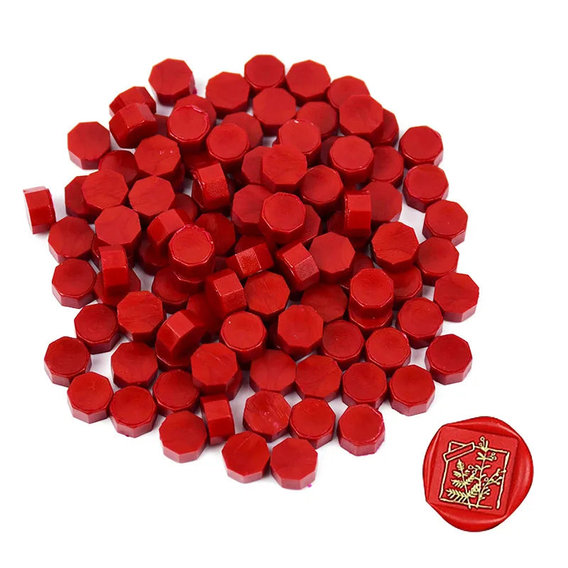 100Pcs Retro Colored Wax Seal Beads – Wedding & Scrapbooking Wax Seal Beads Babs
