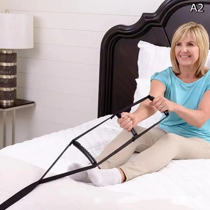 Adjustable Bed Assist Strap with Handrails – Sit Up Aid Bed Assist Strap Babs A2