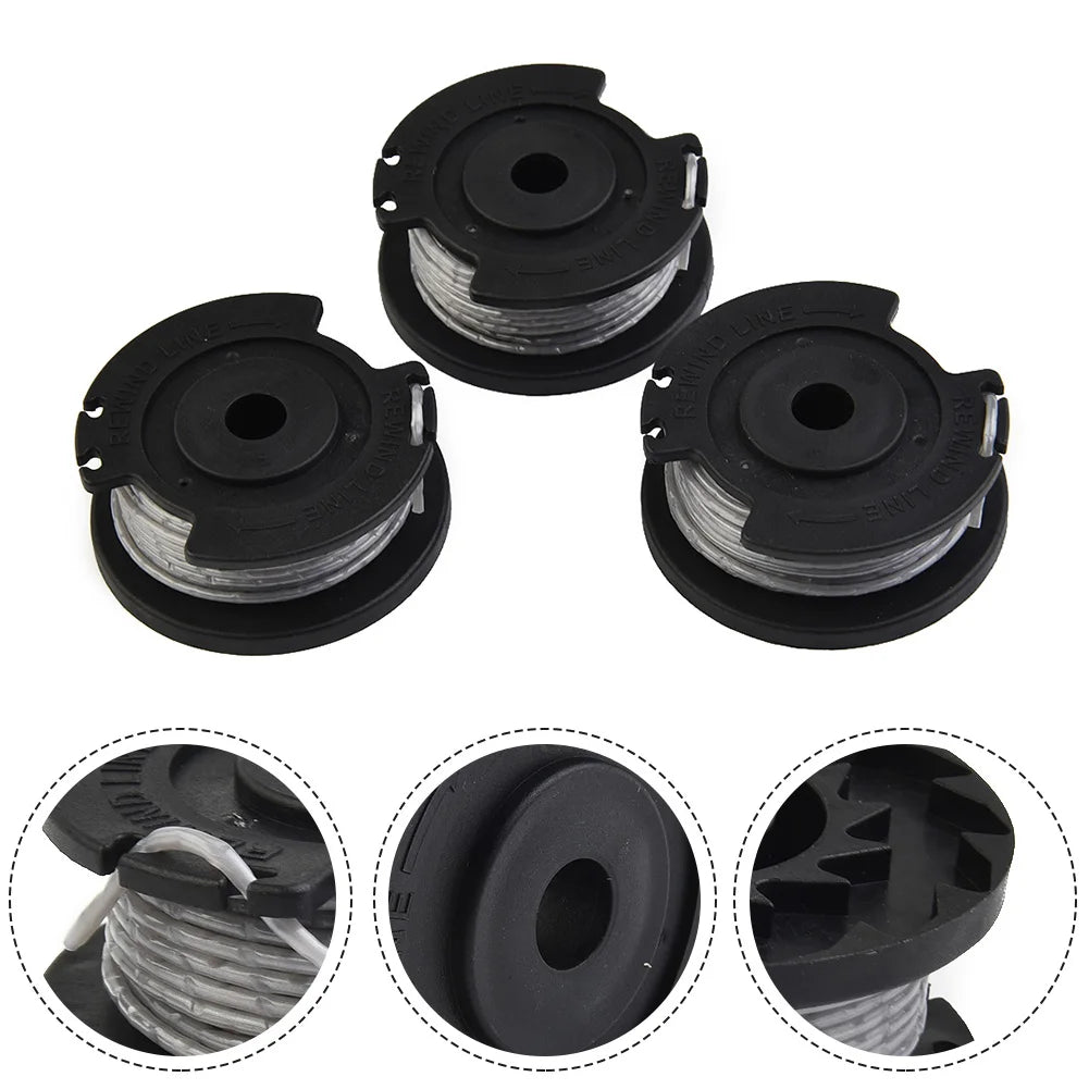 3-Pack Trimmer Spool Line for EasyGrassCut 18-230 18-260 Trimmer Spool Line Babs