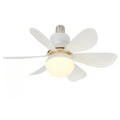 30W Dimmable LED Ceiling Fan Light E27 with Remote Control LED Ceiling Fan Light Babs white-52cm