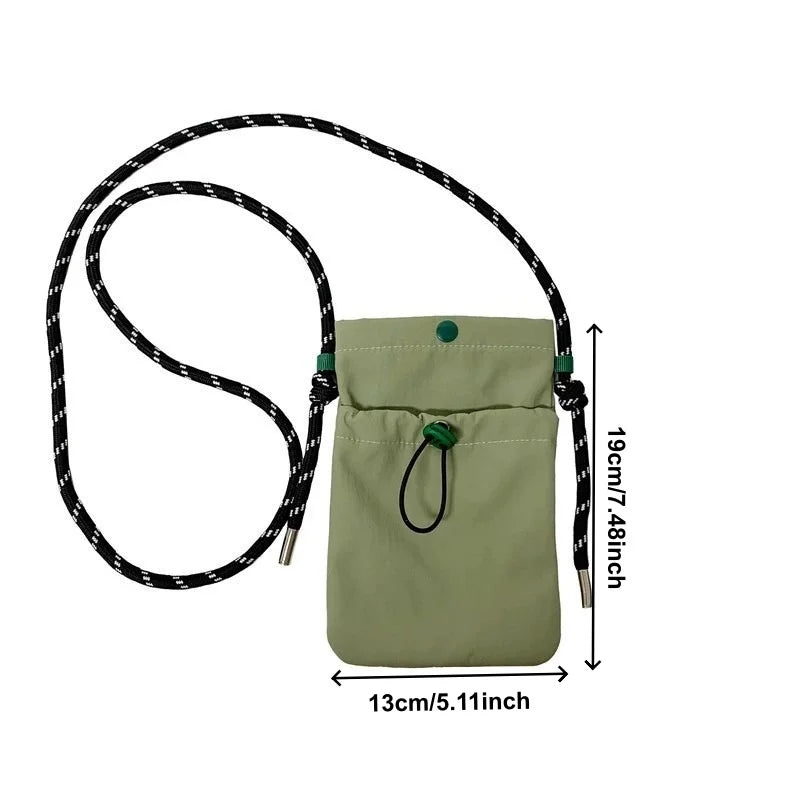 Nylon Crossbody Mini Bag Phone Wallet Multifunctional Shoulder Purse Crossbody Shoulder Bag Babs