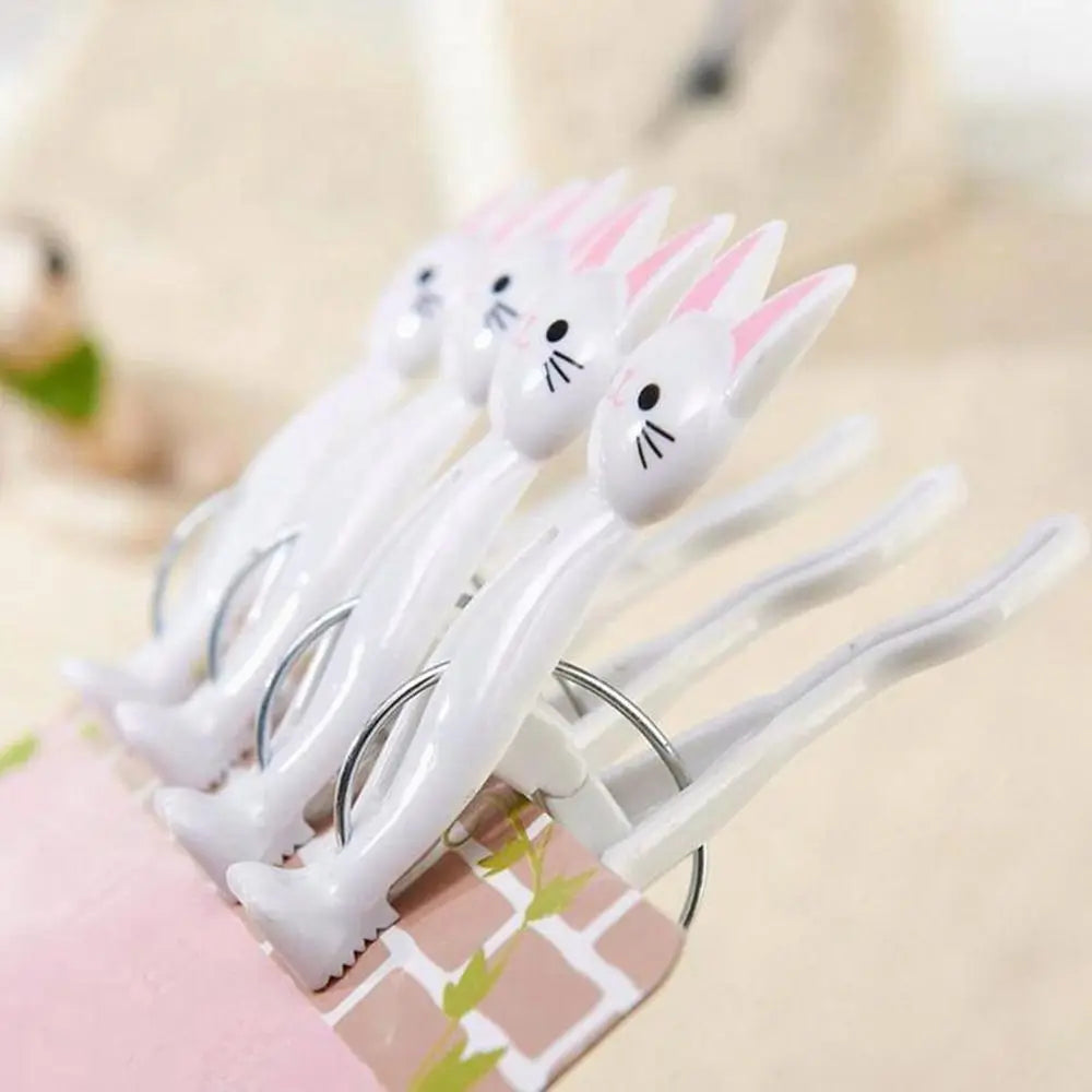 Cat Clothes Pegs – Quilt, Towel & Sheet Clips, 4 Pack Clothes Clips Babs