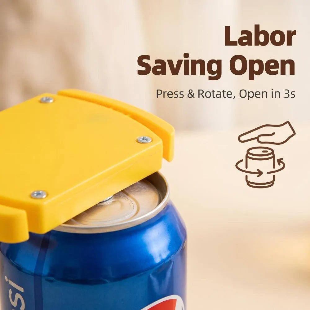 Manual Can Opener – Smooth Edge Safe Handheld Opener | Babs Manual Can Opener Babs