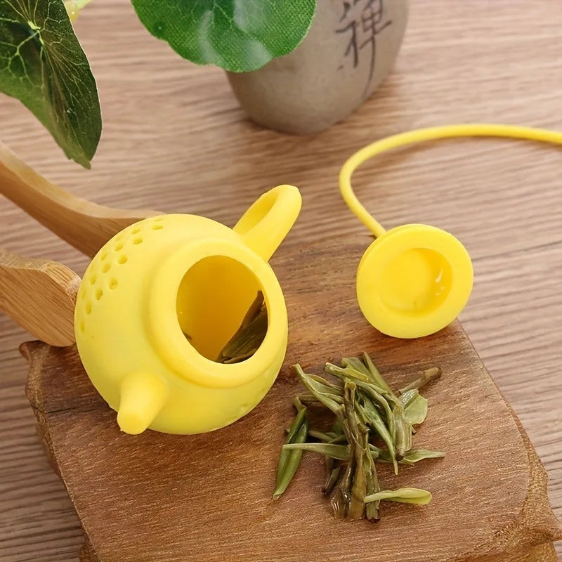 Teapot Silicone Tea Infuser & Strainer with Handle Silicone Tea Infuser Babs