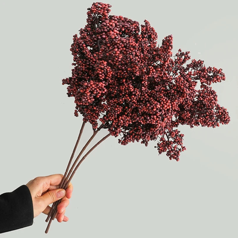 Artificial Winterberry Branch – Wedding & Home Floral Décor Artificial Floral Branch Babs color 7 1 pc