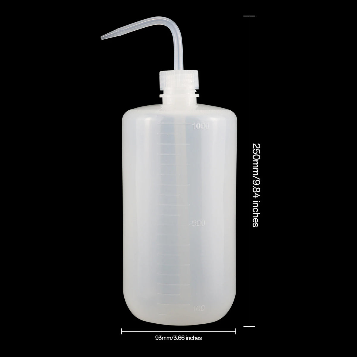 Plastic Squeeze Watering Bottle with Scale – 250/500/1000mL Squeeze Watering Bottle Babs 1000ml 1Pcs