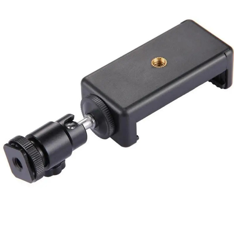 Universal Hot Shoe Phone Holder Bracket – 1/4" Tripod Mount Camera Phone Mount Babs