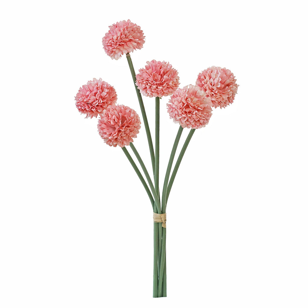 Artificial Silk Mini Ball Chrysanthemum Flowers for Weddings & Home Artificial Silk Flowers Babs color 2 3 PCS