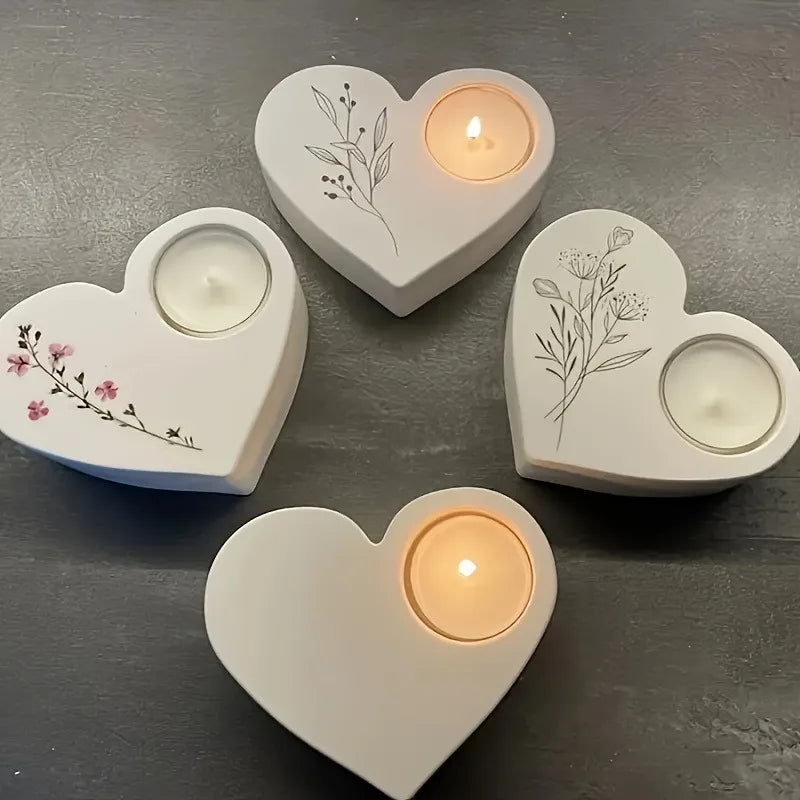 Heart Silicone Mold for Candle, Resin & Cement Casting Silicone Casting Mold Babs