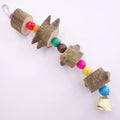Solid Wood Parrot Chew Toy – Wooden Ball Cage Decoration Bird Chew Toy Babs 1pc