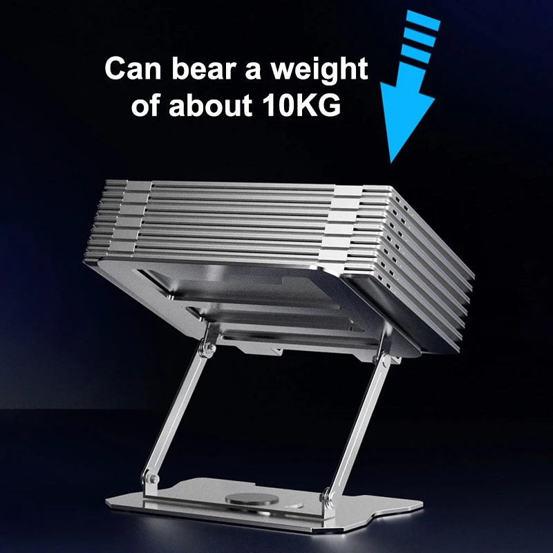 HUXUAN Foldable Metal Laptop Cooling Stand for Gaming Laptop Cooling Stand Babs