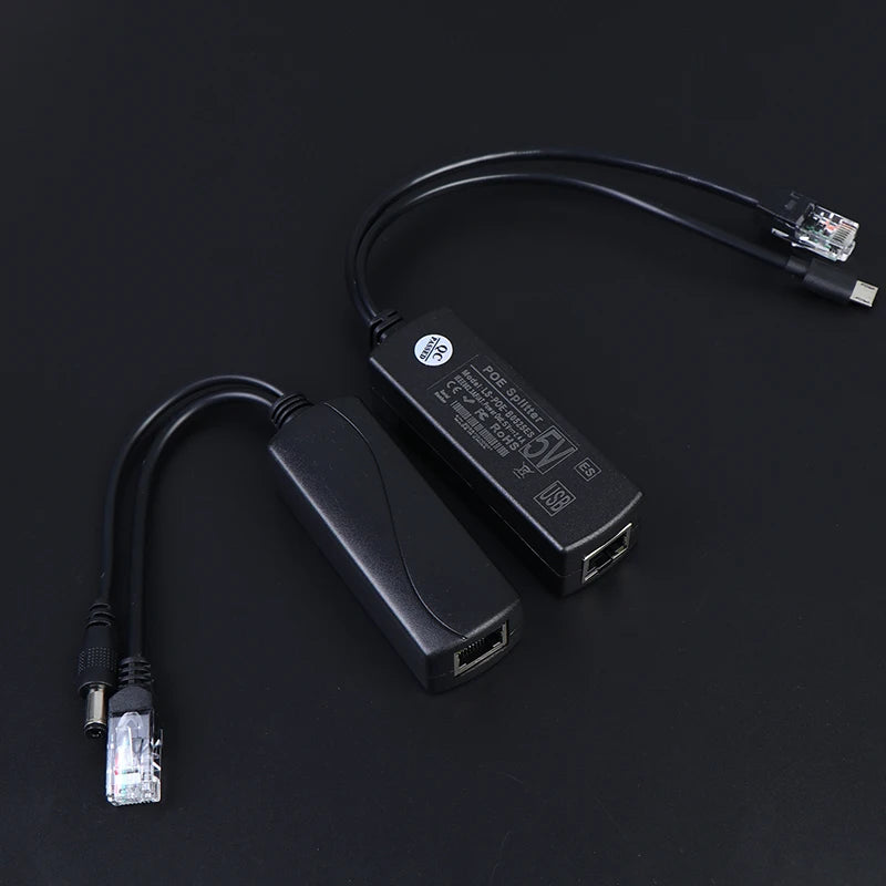 DC 48V to 5V Micro USB POE Splitter – IP Camera Power Module POE Splitter Adapter Babs