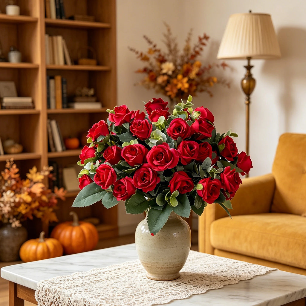 Silk Rose Artificial Flowers – Wedding Bouquet & Home Décor Artificial Silk Flowers Babs