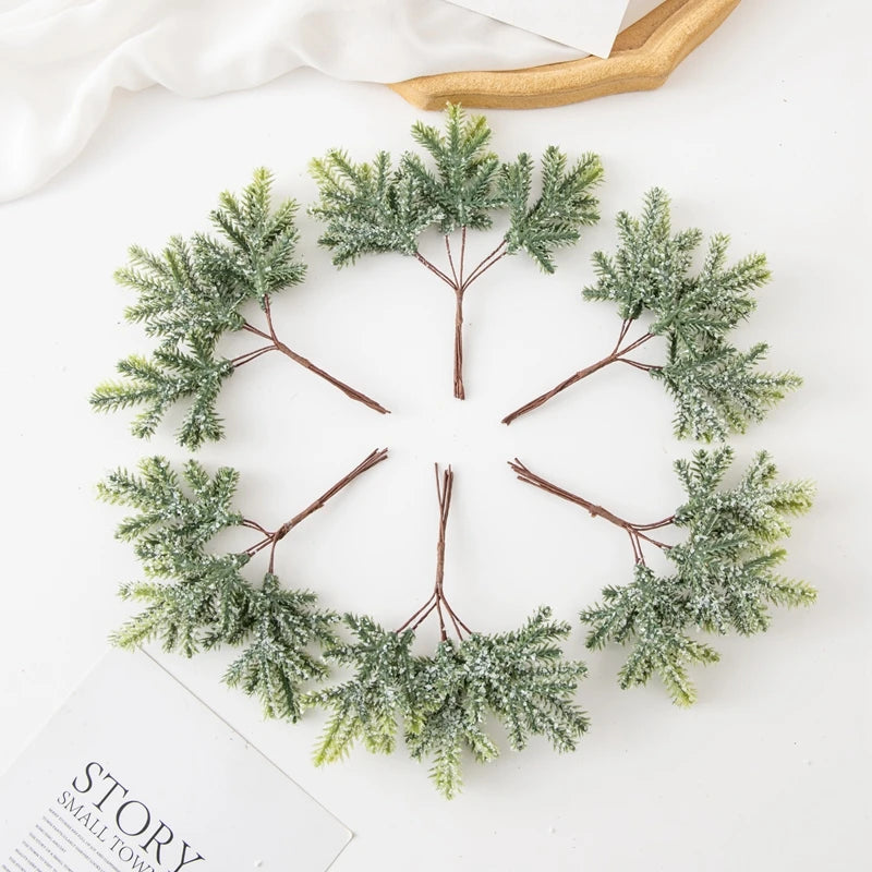 Artificial Golden Frost Branch Picks – Christmas & Wedding Decor Artificial Branch Picks Babs