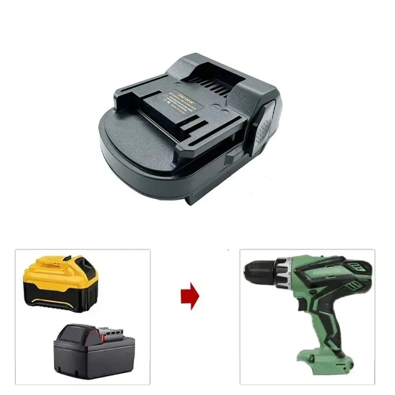 DM18HK Adapter: Milwaukee/Dewalt 18-20V to Hitachi 18V Tools Battery Adapter Babs
