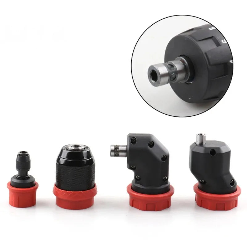 6.35mm Hex Shank to Keyless Drill Chuck Adapter Quick Change Drill Chuck Adapter Babs