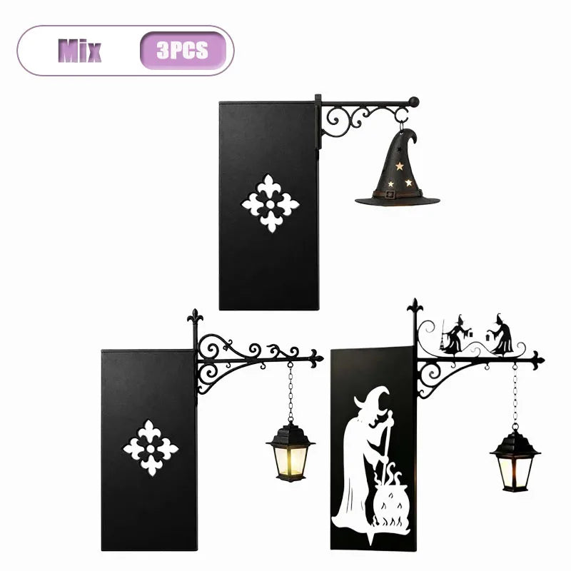 LED Pumpkin Lantern | Halloween Bookshelf Table Décor 1–5 Pcs Decorative LED Lantern Babs Mix-3PCS