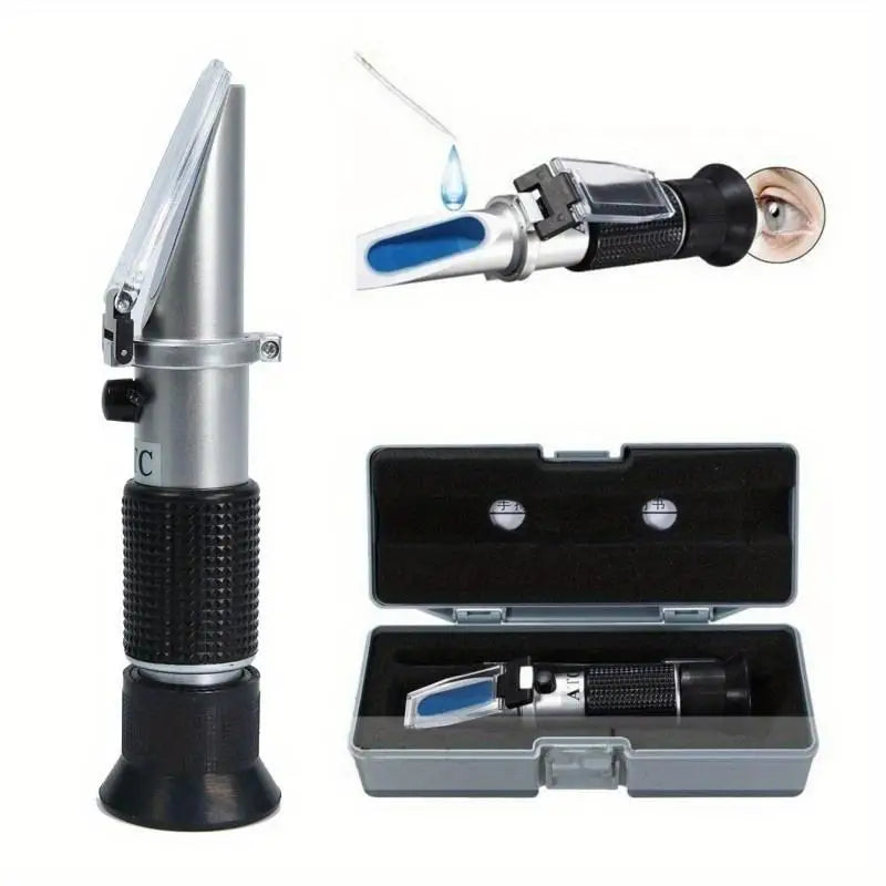 Handheld Refractometer – Antifreeze & Sugar Analyzer Handheld Refractometer Babs