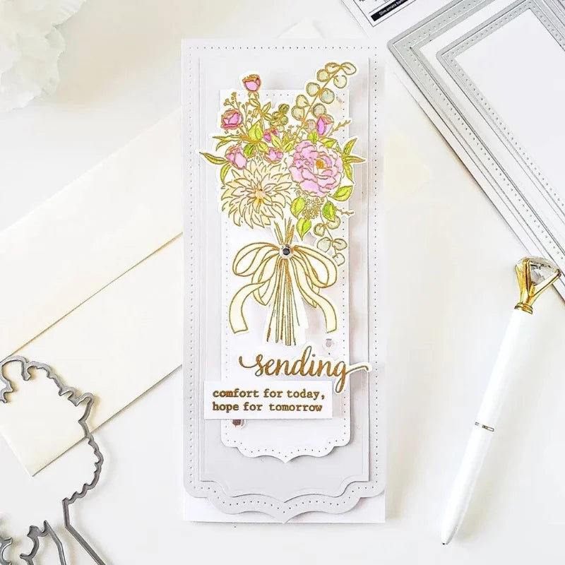 DIY Square Border Metal Cutting Dies for Scrapbooking & Paper Art Metal Cutting Dies Babs