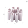 Silicone Wave Pen Holder | Desktop Brush & Pencil Organizer Desktop Pen Organizer Babs Small Purple